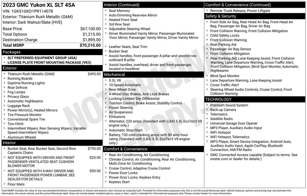 Certified Used 2023 Silver GMC SLT image 5