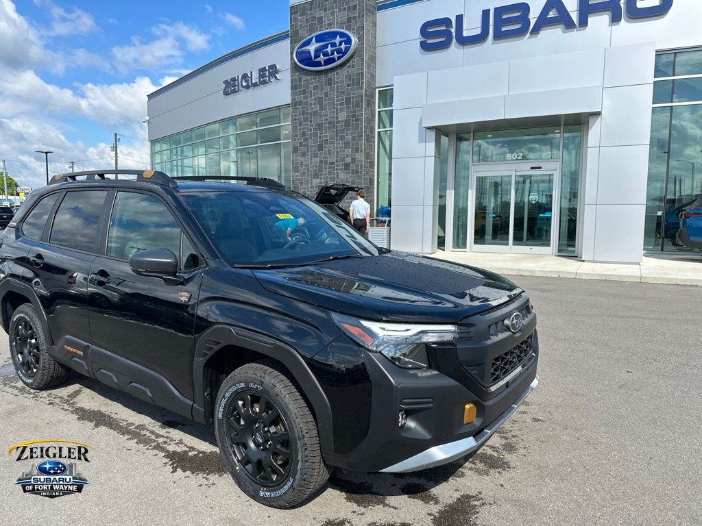 Crystal Black Silica 2026 Subaru Forester SUV / Crossover All-Wheel Drive Continuously Variable Transmission