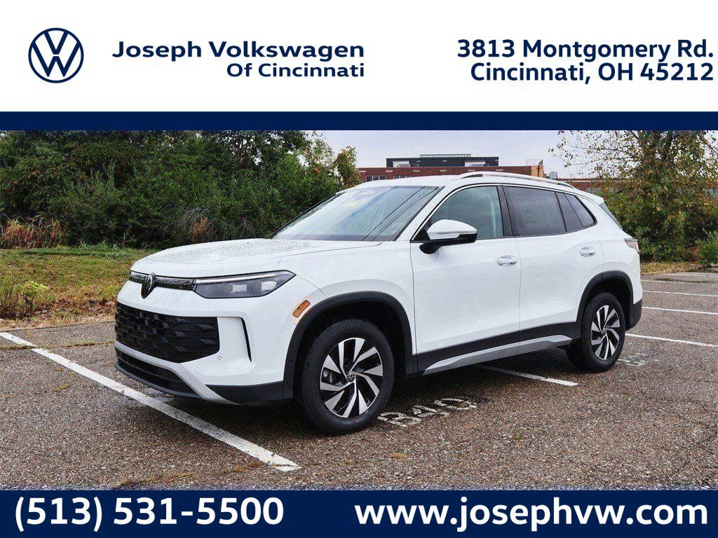 Pure White 2025 Volkswagen Tiguan S 4Motion SUV / Crossover All-Wheel Drive 8-Speed Automatic