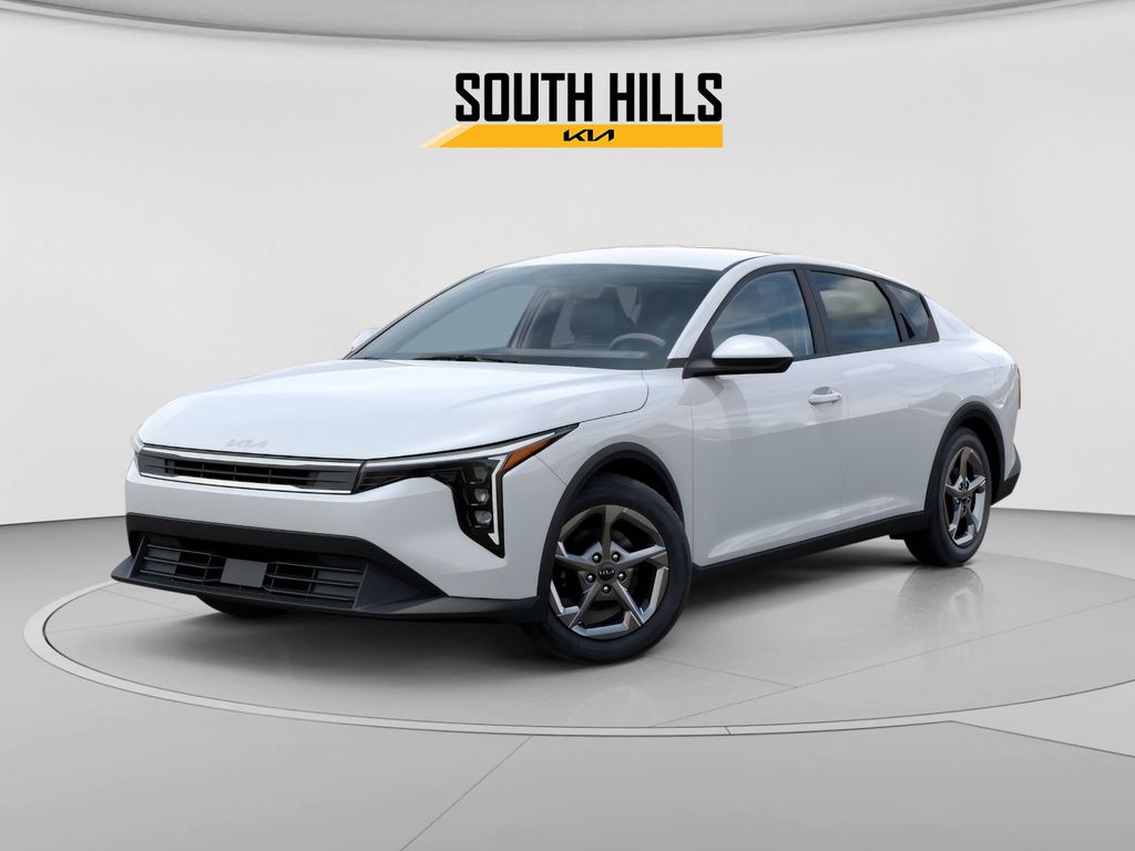 2026 Kia K4 LXS White at Klick Lewis Buick Chevrolet