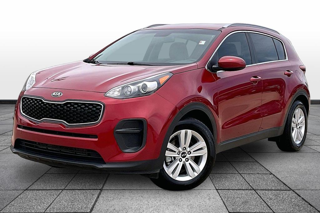 Red 2019 Kia Sportage SUV / Crossover Front-Wheel Drive 6-Speed Automatic Overdrive