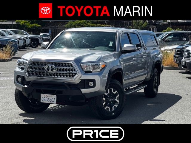 Silver Sky Metallic 2017 Toyota Tacoma Pickup Truck Four-Wheel Drive 6-Speed Automatic