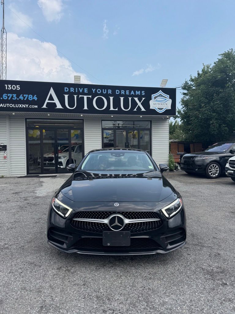 Red (Ruby Black Metallic) 2019 Mercedes-Benz CLS Sedan All-Wheel Drive 9-Speed Automatic