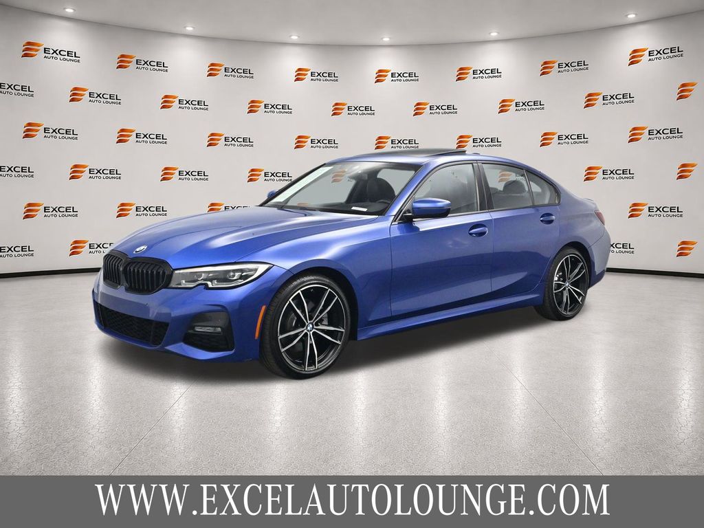 Portimao Blue Metallic 2020 BMW 3 Series Sedan All-Wheel Drive 8-Speed Automatic