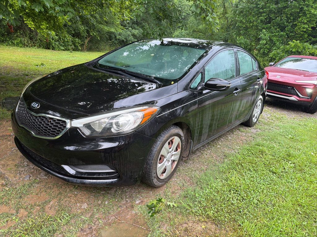 Aurora Black 2015 Kia Forte LX Sedan Front-Wheel Drive 6-Speed Automatic