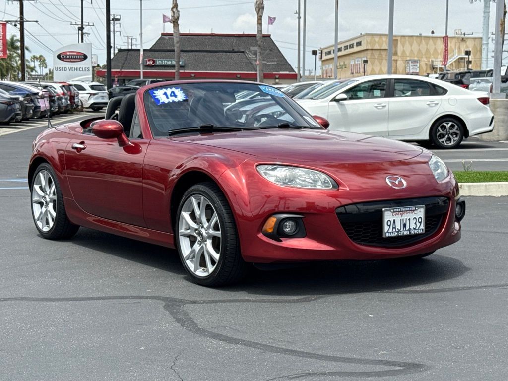 Zeal Red 2014 Mazda MX-5 Miata Convertible Rear-Wheel Drive 6-Speed Automatic