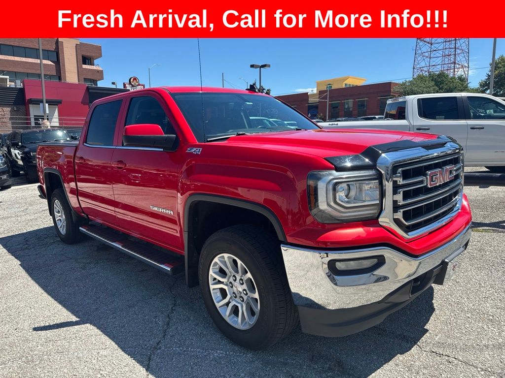 Cardinal Red 2017 GMC Sierra 1500 Pickup Truck Four-Wheel Drive 6-Speed Automatic Overdrive