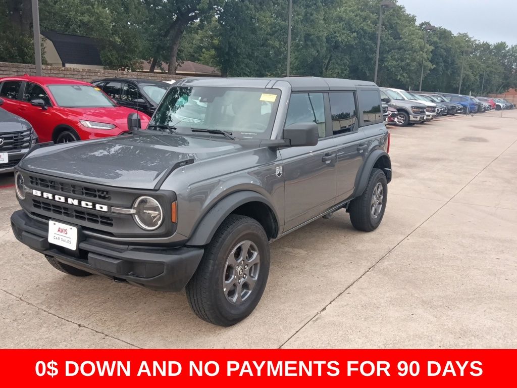 Gray Metallic 2025 Ford Bronco Big Bend 4-Door 4WD SUV / Crossover Four-Wheel Drive Automatic