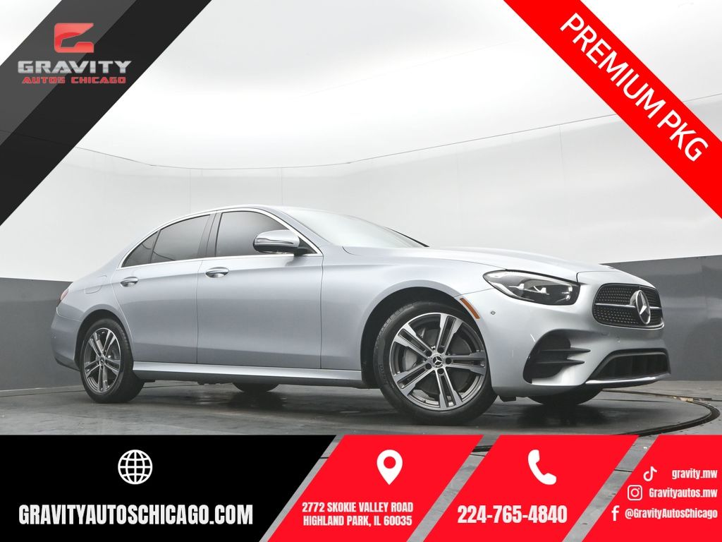 Cirrus Silver 2021 Mercedes-Benz E-Class E 350 4MATIC Sedan All-Wheel Drive 9-Speed Automatic