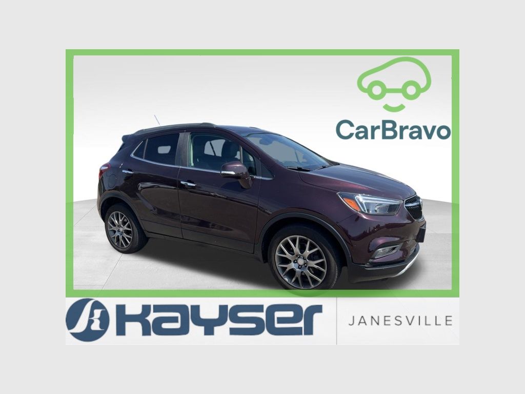 Black Cherry Metallic 2017 Buick Encore SUV / Crossover Front-Wheel Drive 6-Speed Automatic Overdrive
