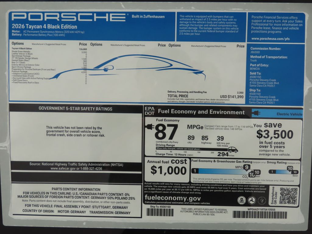 Thumbnail: 2026 Porsche Taycan - 15