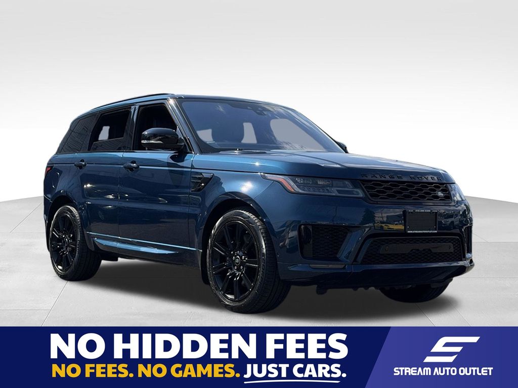 Blue 2021 Land Rover Range Rover Sport SUV / Crossover All-Wheel Drive 8-Speed Automatic