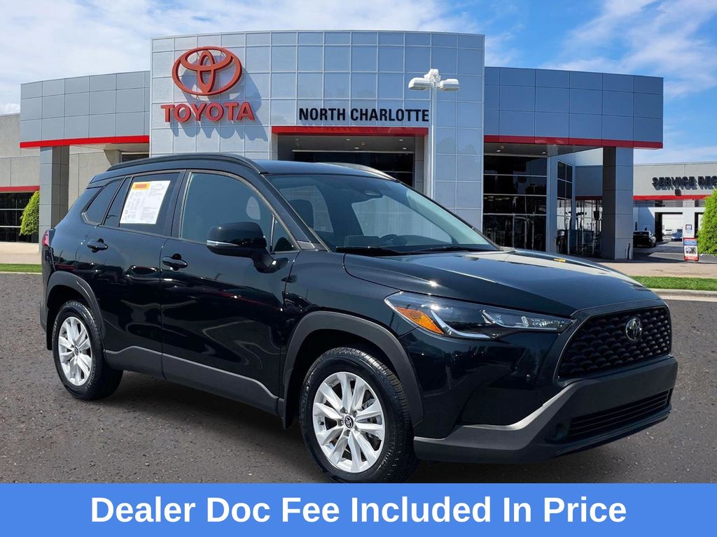 Jet Black 2023 Toyota Corolla Cross SUV / Crossover Front-Wheel Drive Continuously Variable Transmission
