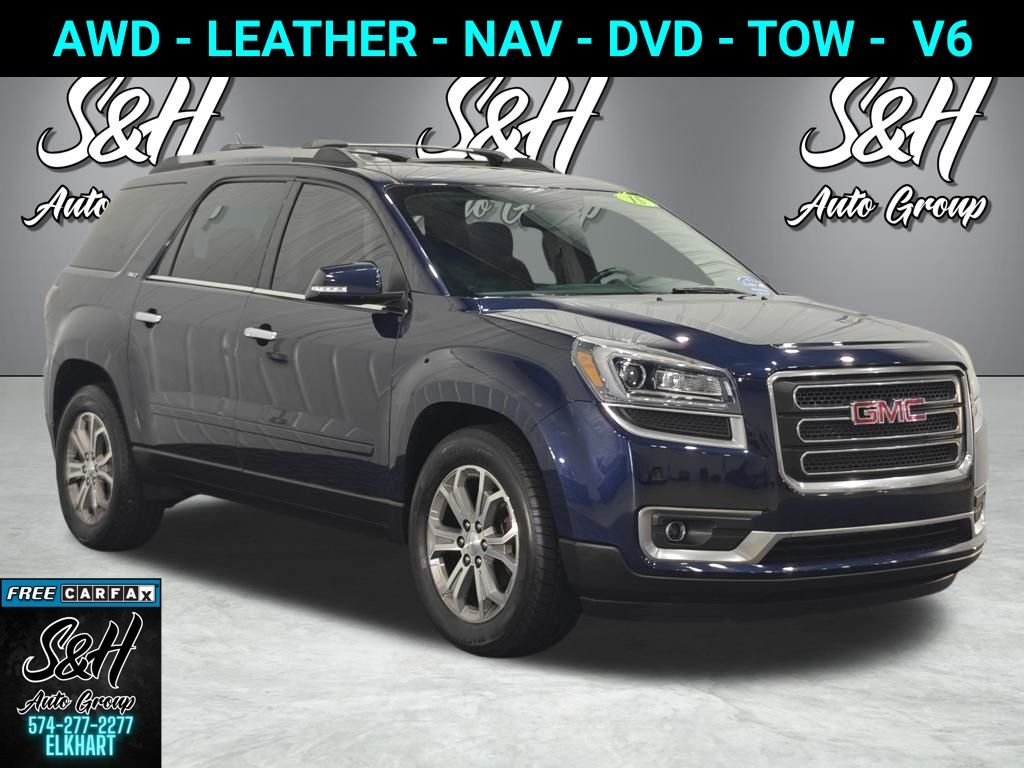 Dark Sapphire Blue Metallic 2015 GMC Acadia SUV / Crossover All-Wheel Drive 6-Speed Automatic
