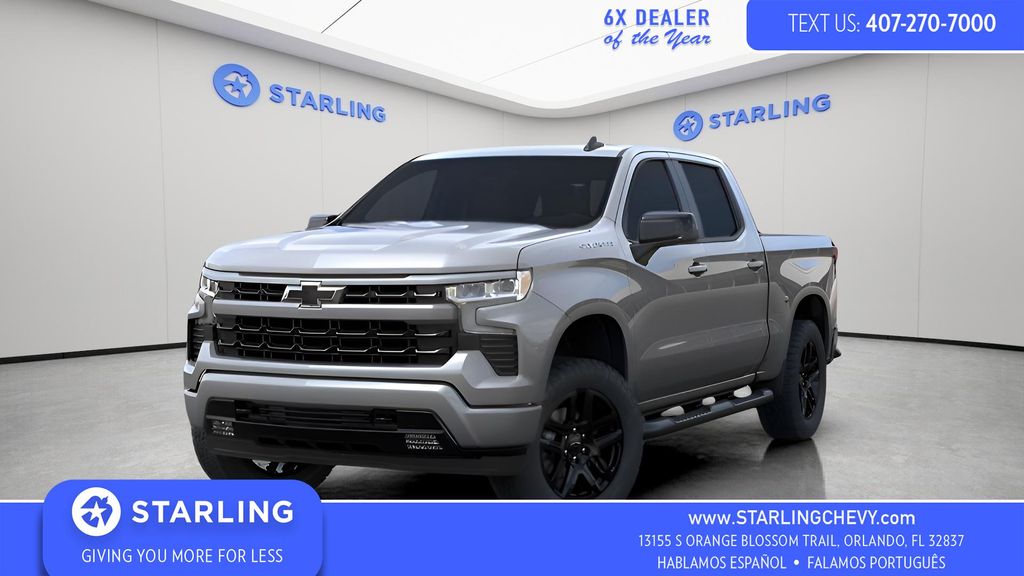 Sterling Gray Metallic 2026 Chevrolet Silverado 1500 Pickup Truck 4X2 8-Speed Automatic