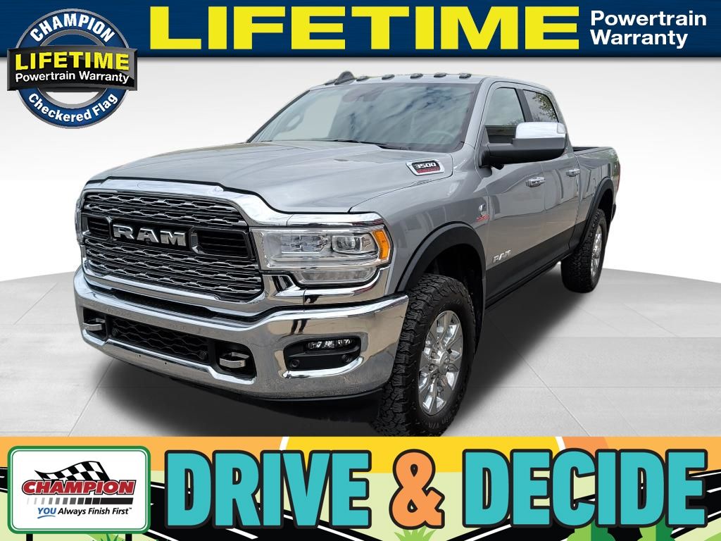 Billet Silver Metallic 2021 RAM 3500 Limited Crew Cab 4WD Pickup Truck Four-Wheel Drive 6-Speed Automatic