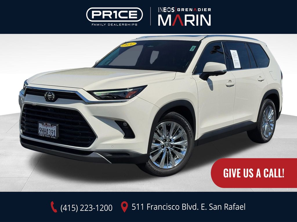 Coastal Cream 2024 Toyota Grand Highlander Platinum AWD SUV / Crossover All-Wheel Drive 8-Speed Automatic