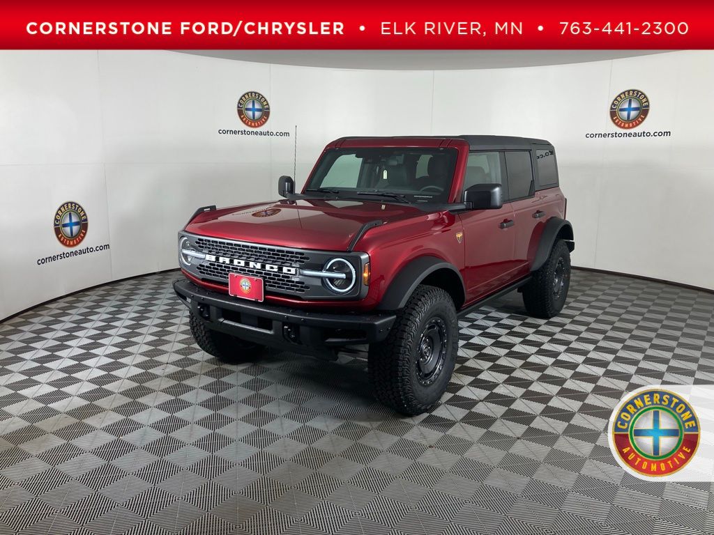 Ruby Red Metallic Tinted Clearcoat 2025 Ford Bronco SUV / Crossover Four-Wheel Drive Automatic