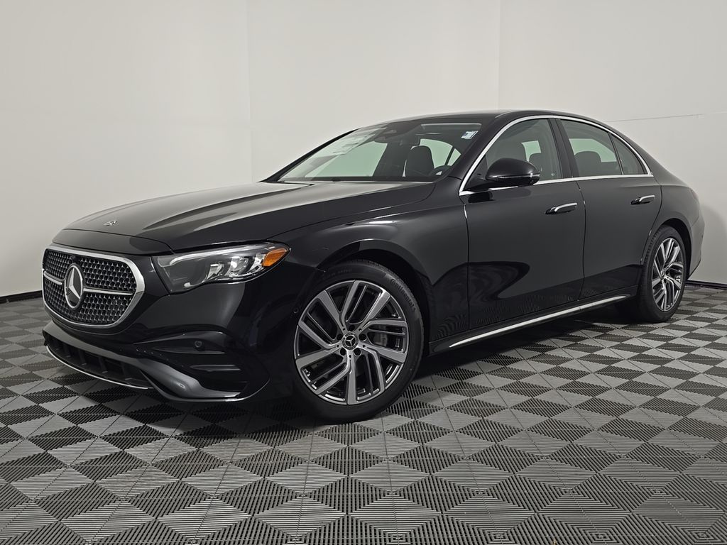 Black 2026 Mercedes-Benz E-Class Sedan All-Wheel Drive 9-Speed Automatic