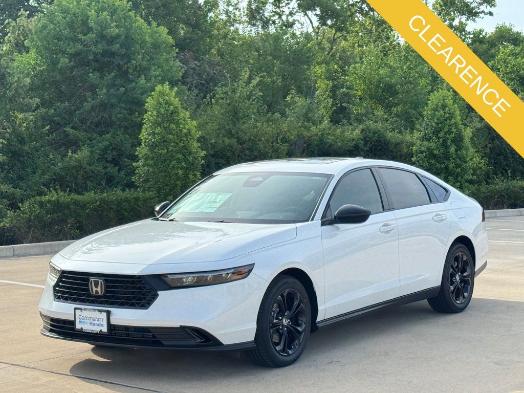2025 Honda Accord SE White at Community Honda