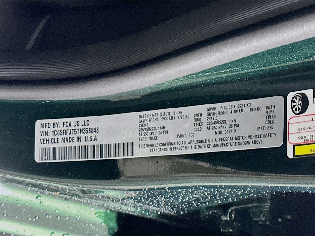 New 2026 Green Ram Laramie image 18