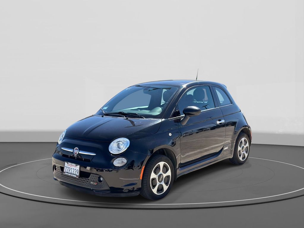 Nero Puro (Straight Black) 2016 FIAT 500e Hatchback Front-Wheel Drive Automatic