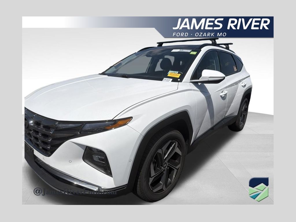 White Pearl 2023 Hyundai Tucson SUV / Crossover All-Wheel Drive 8-Speed Automatic