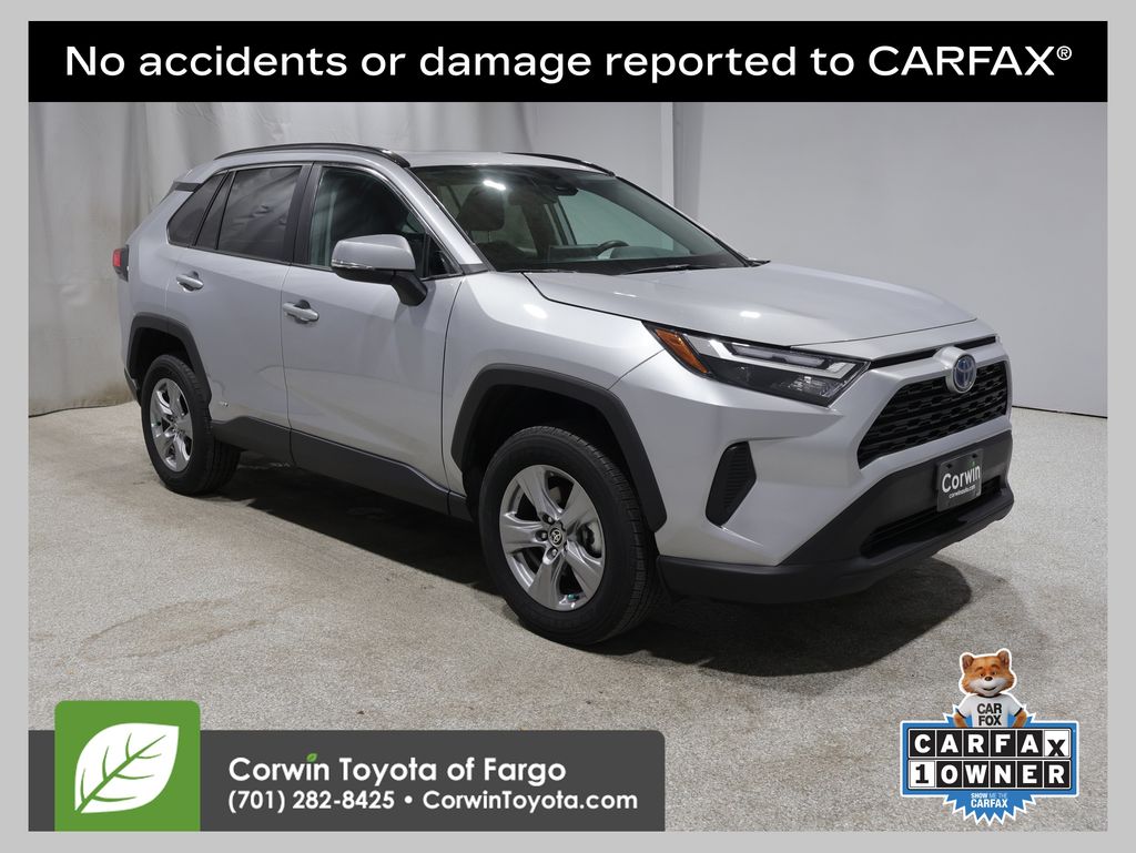 Silver Sky Metallic 2024 Toyota RAV4 Hybrid SUV / Crossover All-Wheel Drive Continuously Variable Transmission