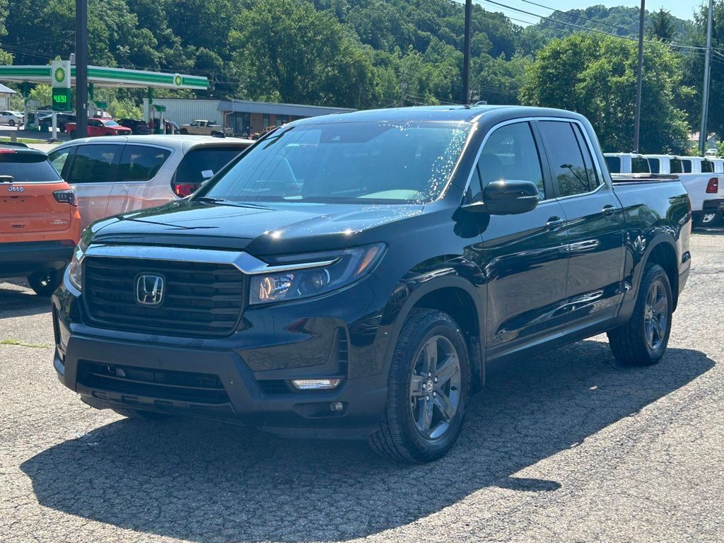 Crystal Black Pearl 2023 Honda Ridgeline RTL AWD Pickup Truck All-Wheel Drive 9-Speed Automatic