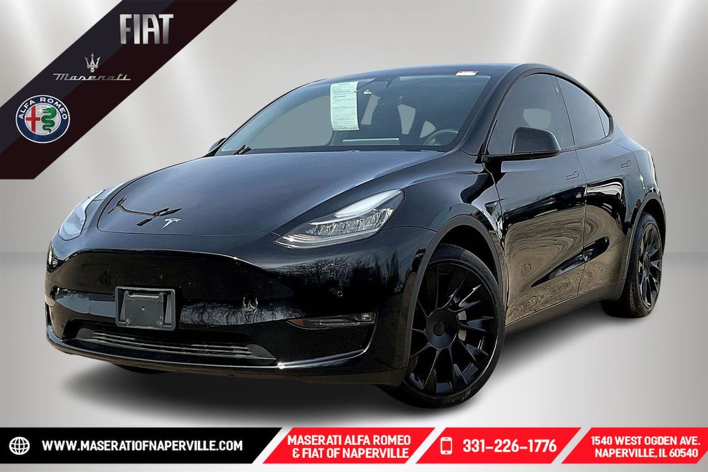 Black 2022 Tesla Model Y Long Range AWD SUV / Crossover All-Wheel Drive 1-Speed Automatic