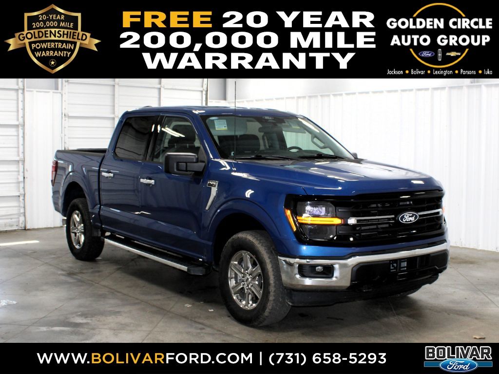 Atlas Blue Metallic 2025 Ford F-150 Pickup Truck Four-Wheel Drive Automatic