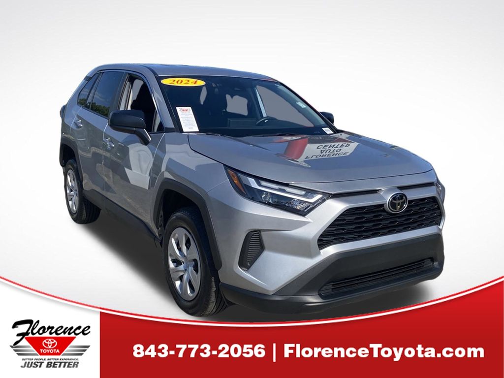 Silver Sky Metallic 2024 Toyota RAV4 LE FWD SUV / Crossover Front-Wheel Drive 8-Speed Automatic