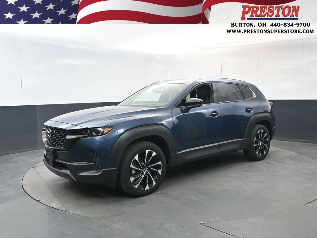 Ingot Blue Metallic 2025 Mazda CX-50 Hybrid Premium Plus AWD SUV / Crossover All-Wheel Drive Continuously Variable Transmission