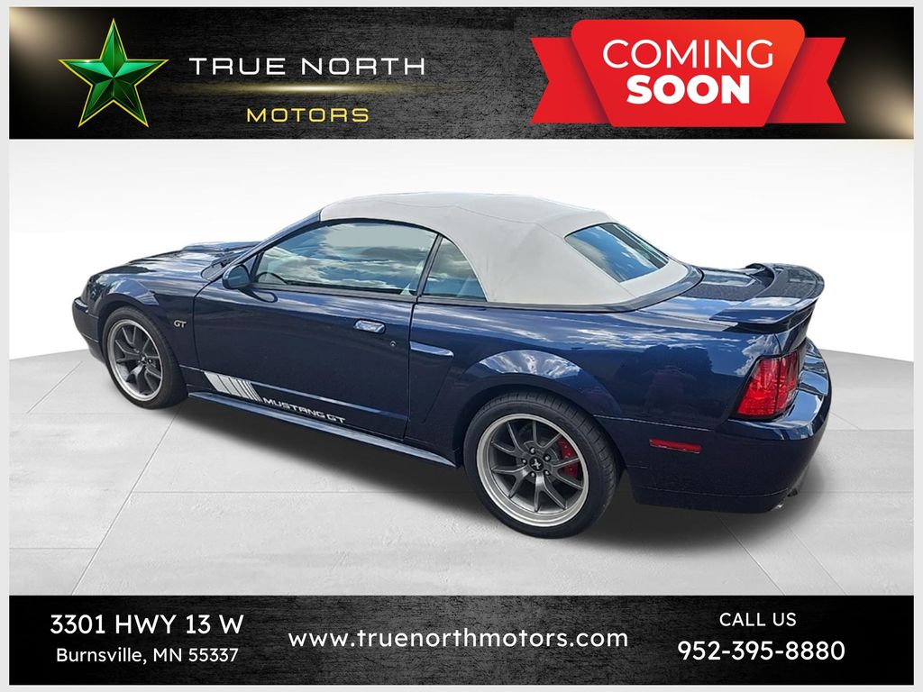 True Blue Clearcoat 2001 Ford Mustang Convertible Rear-Wheel Drive 