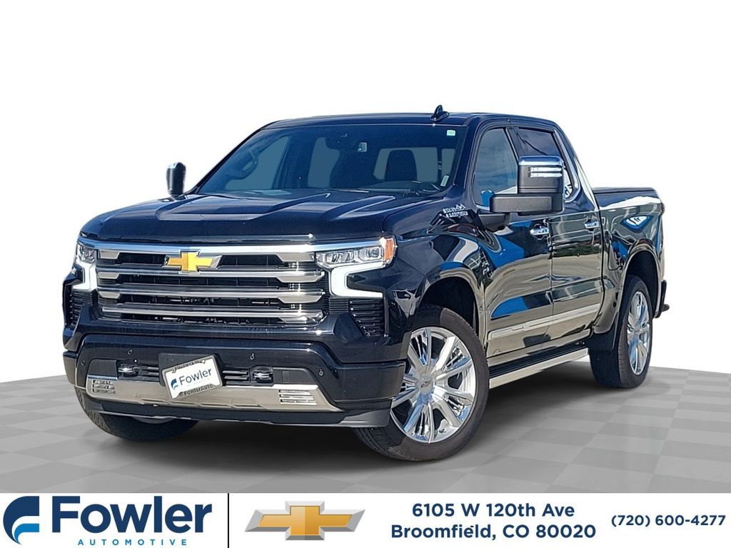 Black 2025 Chevrolet Silverado 1500 Pickup Truck Four-Wheel Drive Automatic