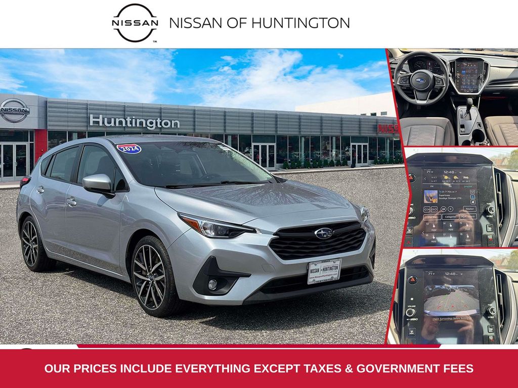 Ice Silver Metallic 2024 Subaru Impreza Wagon All-Wheel Drive Continuously Variable Transmission