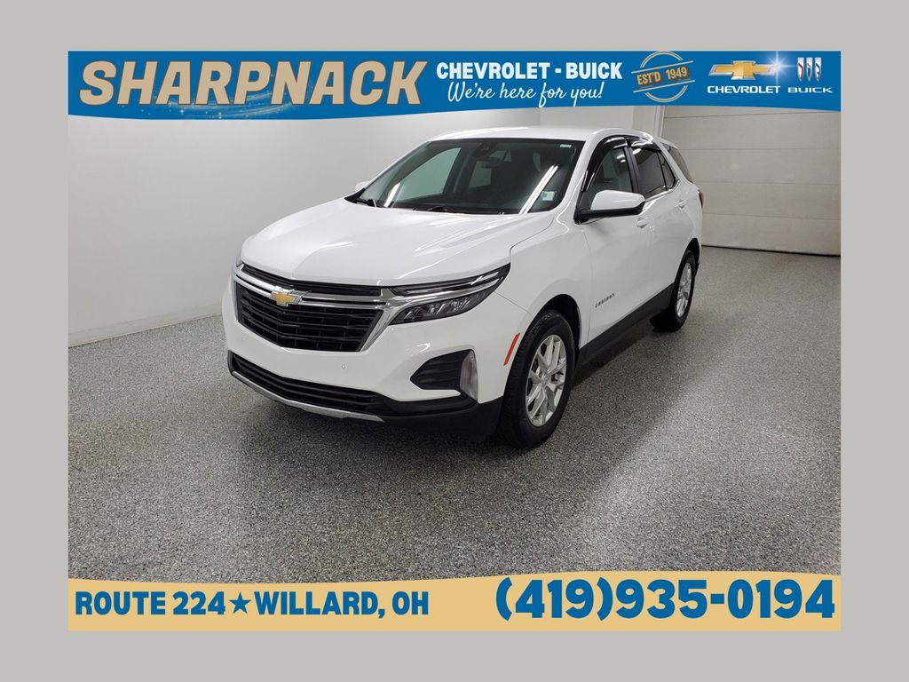 Summit White 2022 Chevrolet Equinox LT FWD with 1LT SUV / Crossover Front-Wheel Drive 6-Speed Automatic Overdrive
