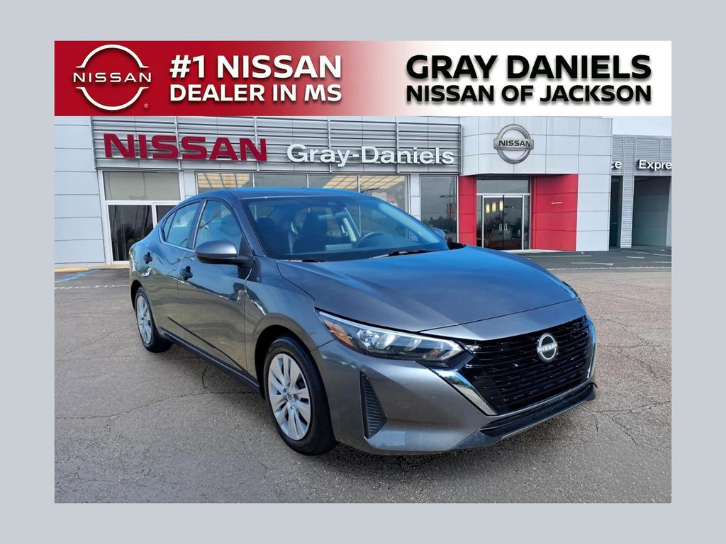Gray (Gun Metallic) 2025 Nissan Sentra Sedan Front-Wheel Drive Continuously Variable Transmission