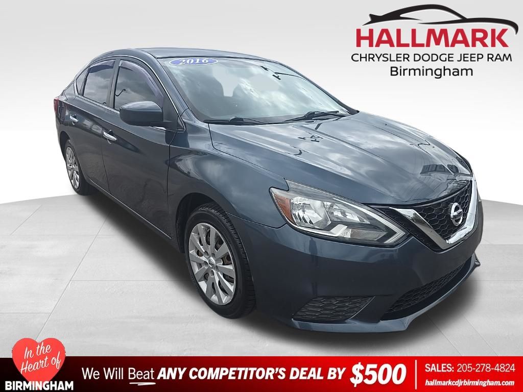 Gray (Graphite Blue Metallic) 2016 Nissan Sentra SV Sedan Front-Wheel Drive Continuously Variable Transmission