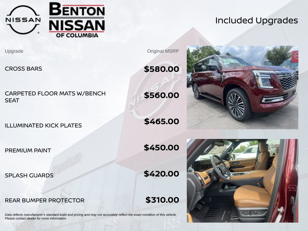2026 Coulis Red Pearl Nissan Armada Platinum Reserve 4X4 SUV