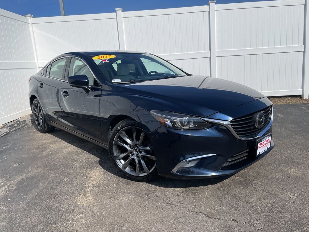 Deep Crystal Blue 2017 Mazda MAZDA6 Grand Touring Sedan FWD Sedan Front-Wheel Drive 6-Speed Automatic