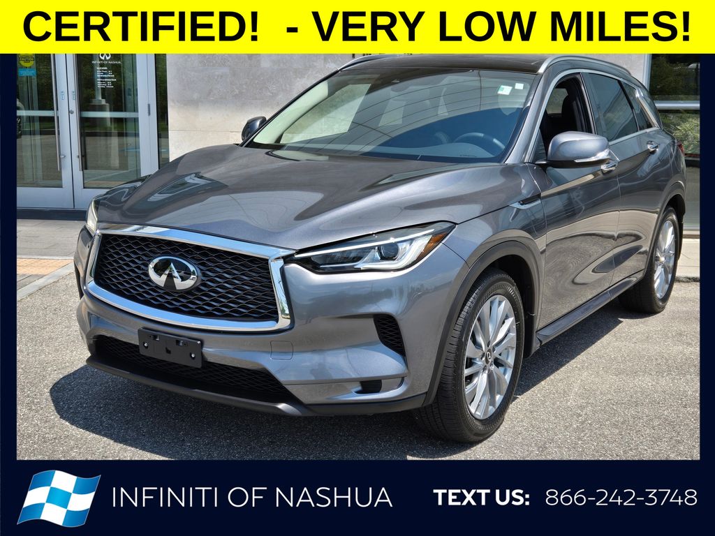 Gray (Graphite Shadow) 2025 INFINITI QX50 SUV / Crossover All-Wheel Drive Continuously Variable Transmission