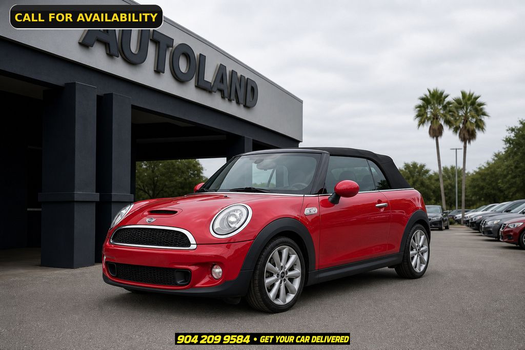 Chili Red 2014 MINI Cooper Convertible Front-Wheel Drive 6-Speed Automatic