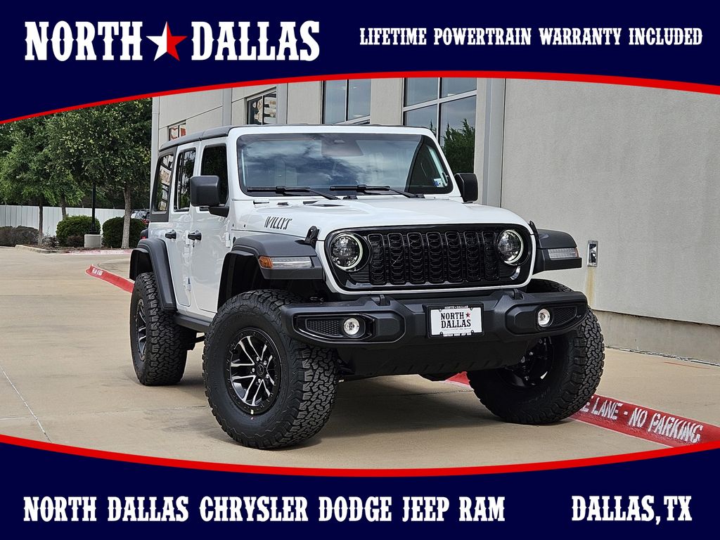 Bright White Clearcoat 2026 Jeep Wrangler SUV / Crossover Four-Wheel Drive 8-Speed Automatic