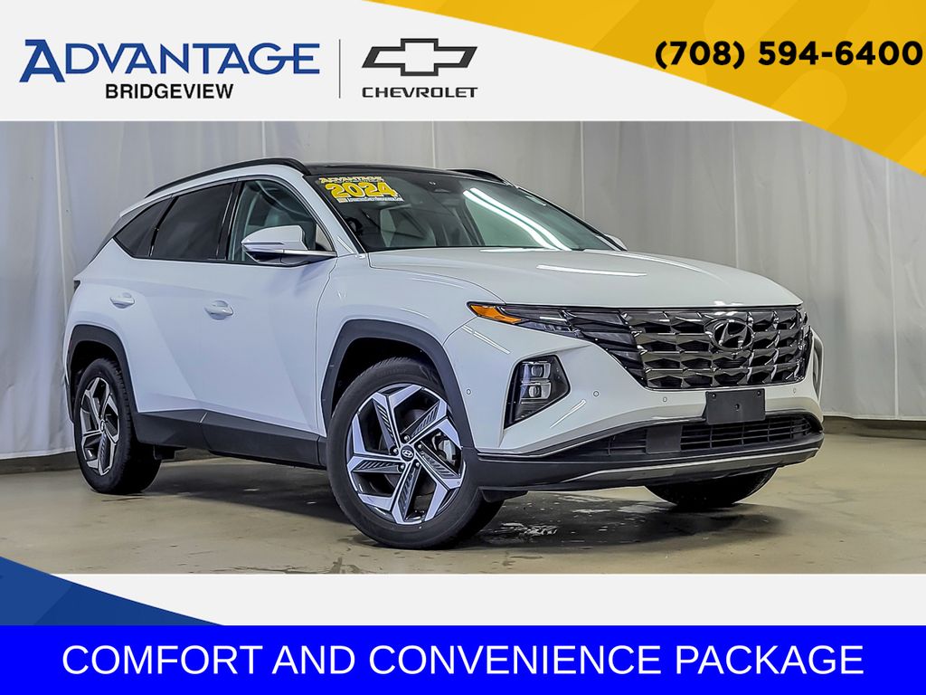 White Pearl 2024 Hyundai Tucson Limited AWD SUV / Crossover All-Wheel Drive 8-Speed Automatic
