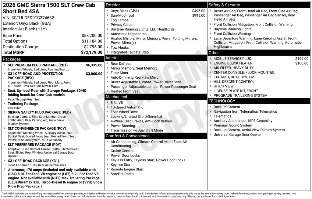 New 2026 GMC Sierra 1500 Truck