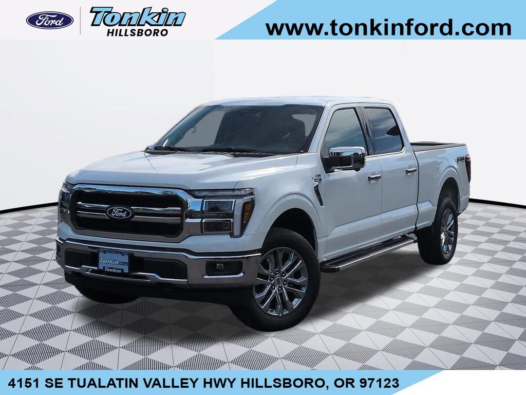 Star White Metallic Tri-Coat 2026 Ford F-150 Pickup Truck Four-Wheel Drive Automatic