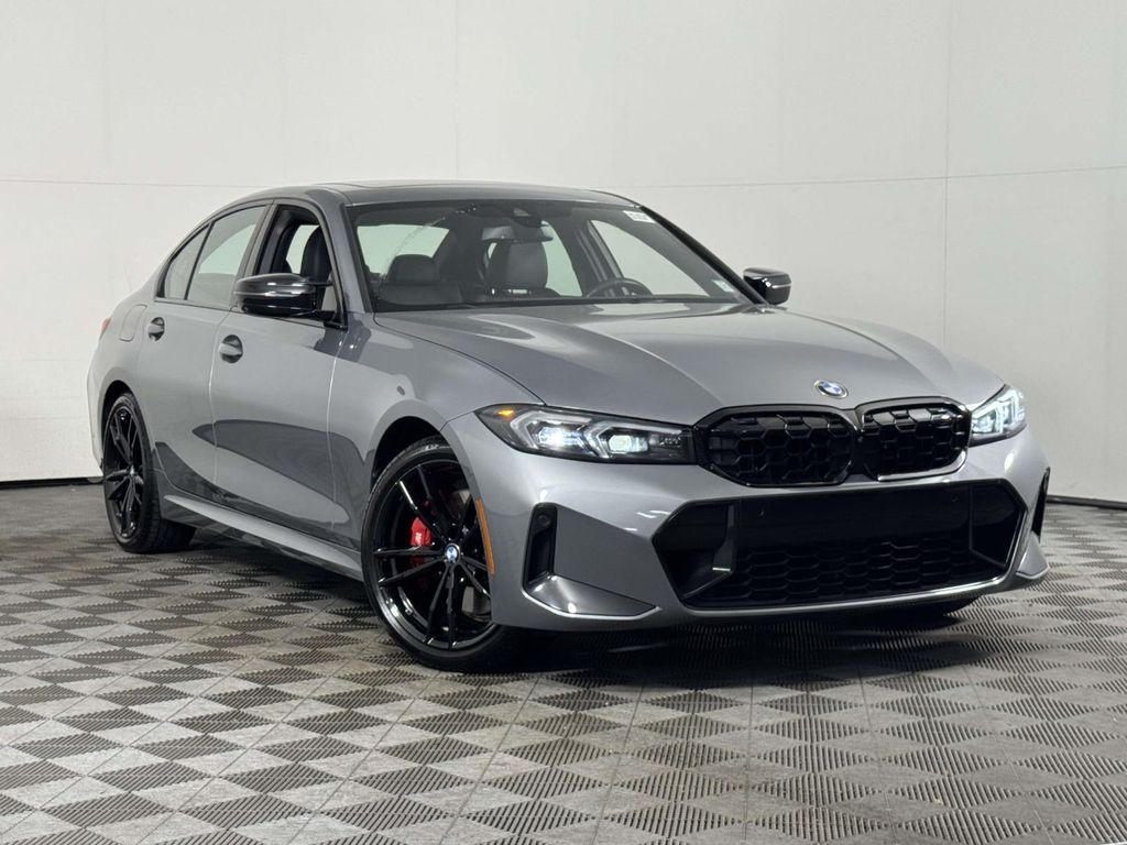 Skyscraper Gray Metallic 2024 BMW 3 Series Sedan All-Wheel Drive 8-Speed Automatic