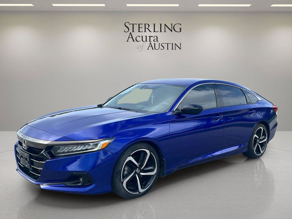 Still Night Pearl 2021 Honda Accord Sedan Front-Wheel Drive Continuously Variable Transmission