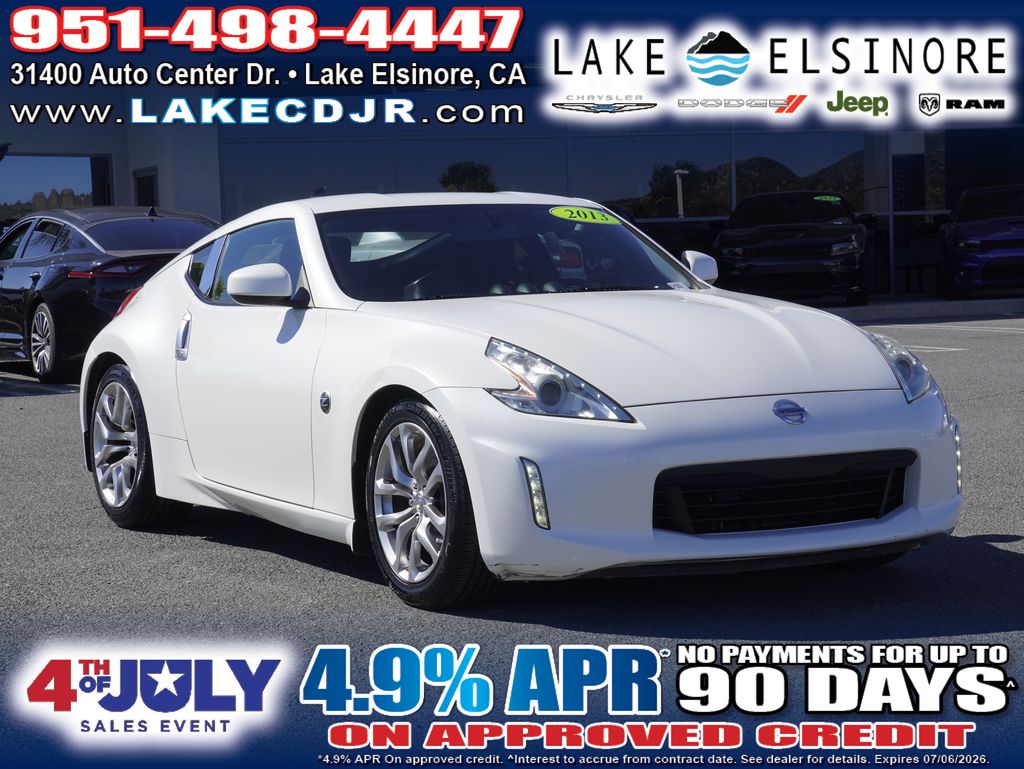 Pearl White Metallic 2013 Nissan 370Z Coupe Rear-Wheel Drive 7-Speed Automatic